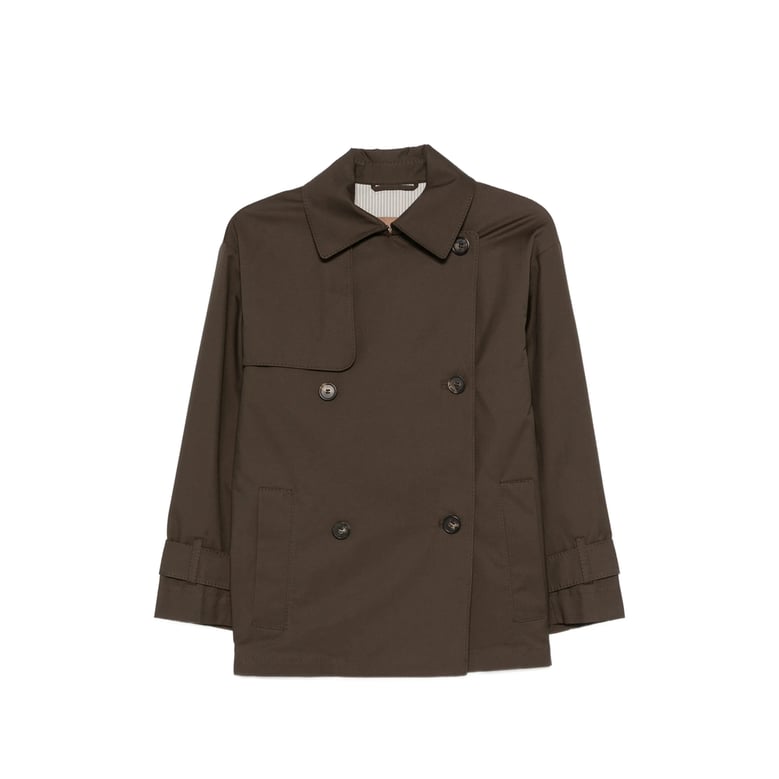 rainwear max mara the cube in olive green by Selfnex