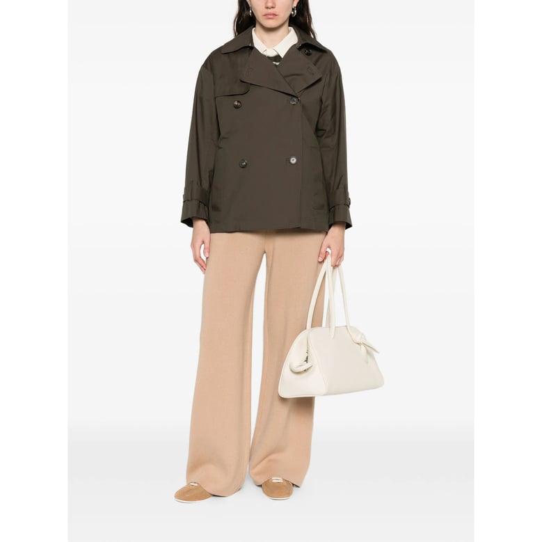 rainwear max mara the cube in olive green by Selfnex