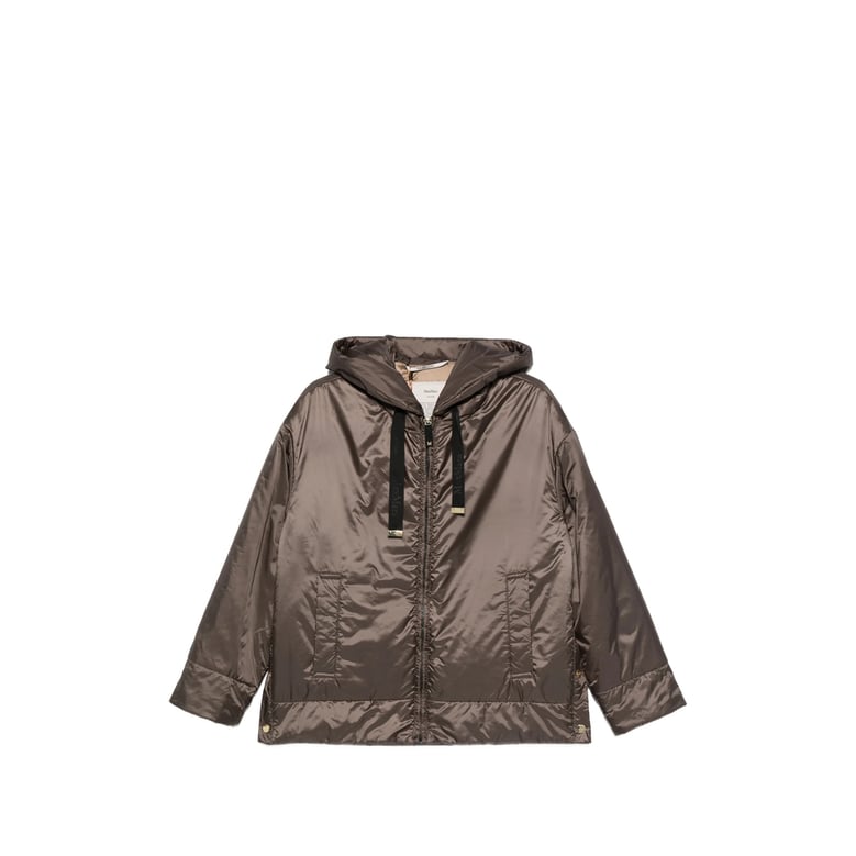 hooded jacket the cube brown by Selfnex