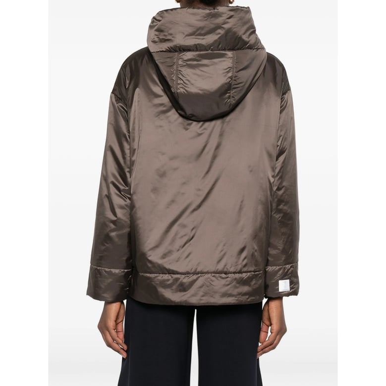hooded jacket the cube brown by Selfnex