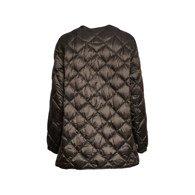 quilted jacket brown by Selfnex