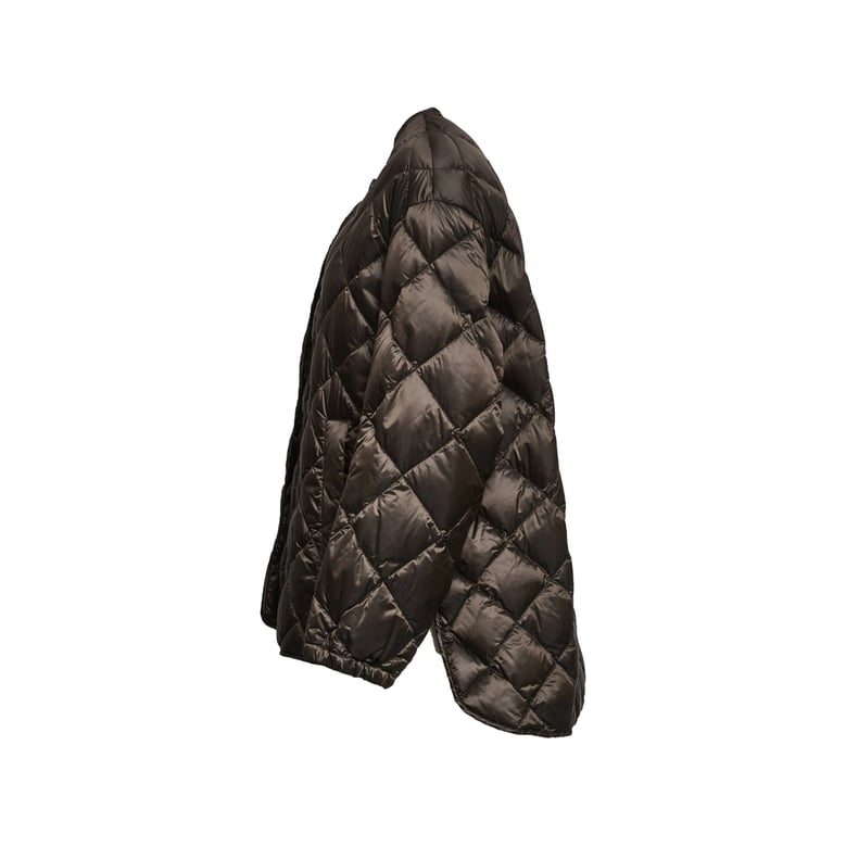 quilted jacket brown by Selfnex