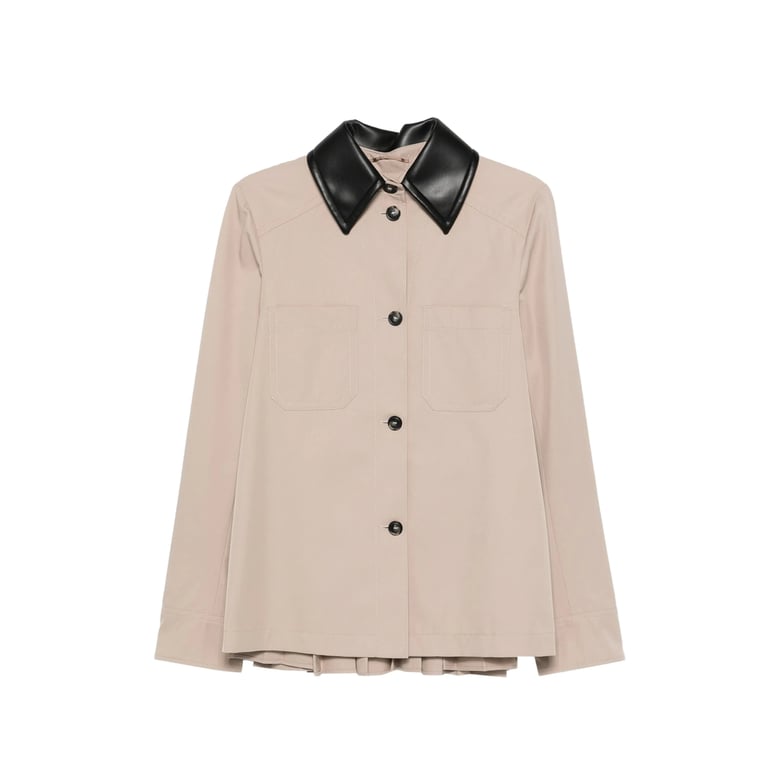 rainwear with contrasting collar by Selfnex