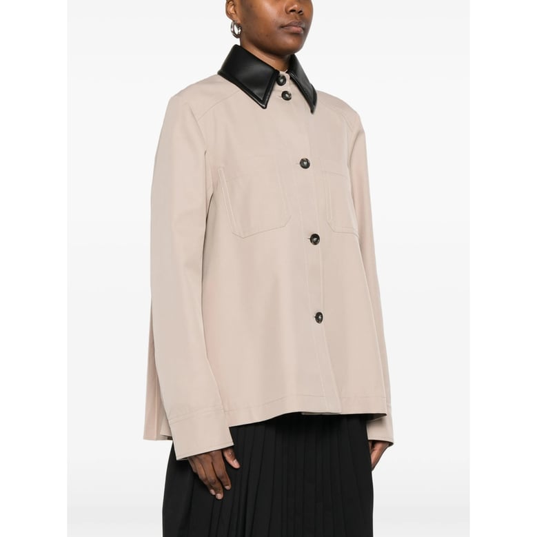 rainwear with contrasting collar by Selfnex