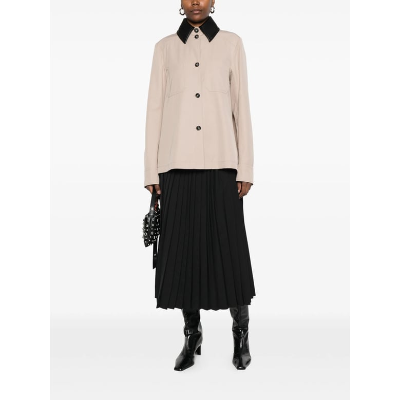 rainwear with contrasting collar by Selfnex
