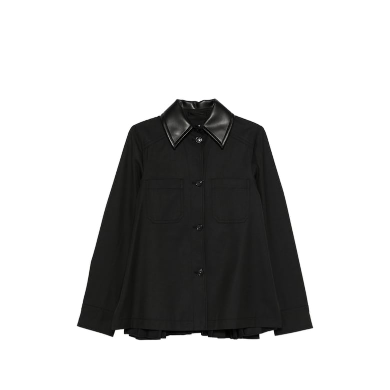 rainwear black boxy fit jacket by Selfnex
