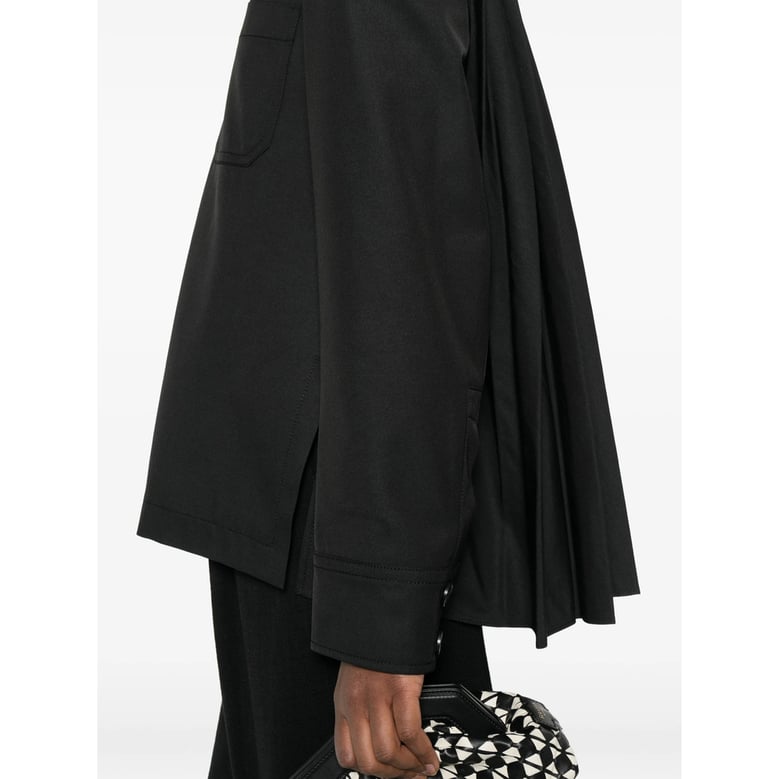 rainwear black boxy fit jacket by Selfnex