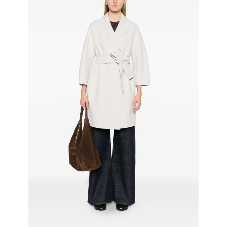 coat beige wide collared by Selfnex