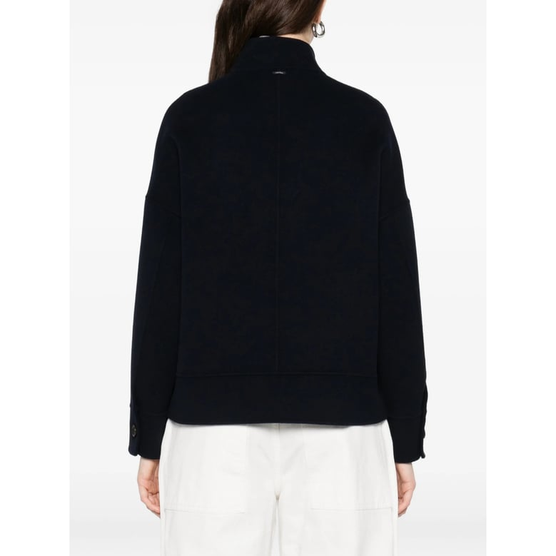 dark blue outerwear with chest pockets by Selfnex