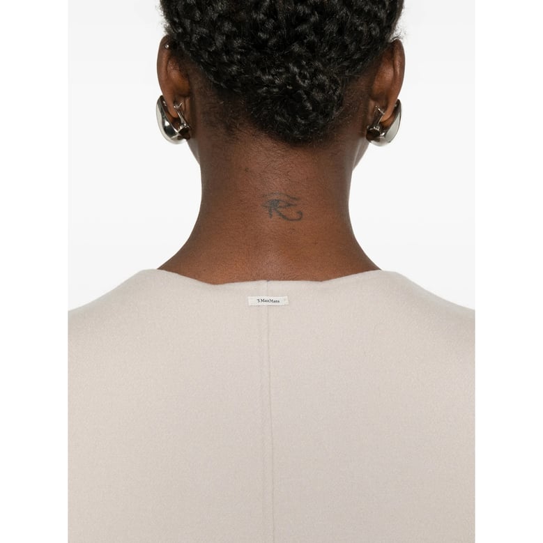 light grey round neck outerwear by Selfnex