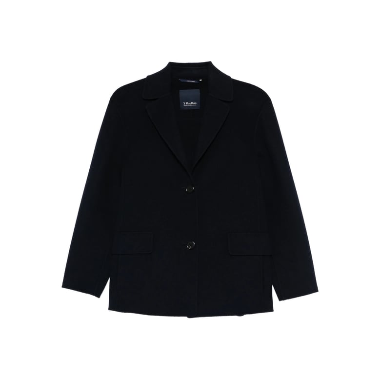 blue jacket with patch pockets by Selfnex