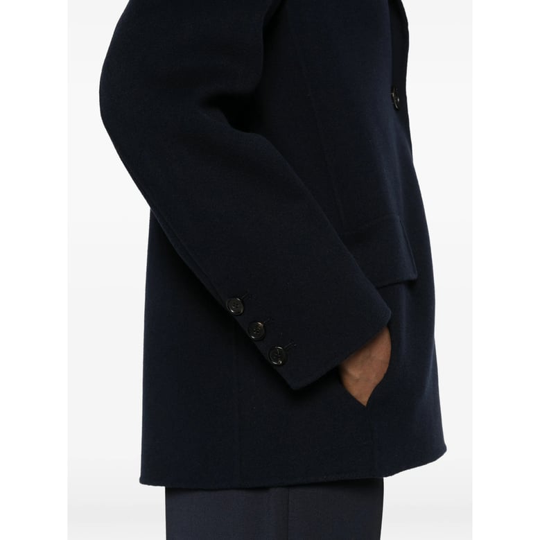 blue jacket with patch pockets by Selfnex