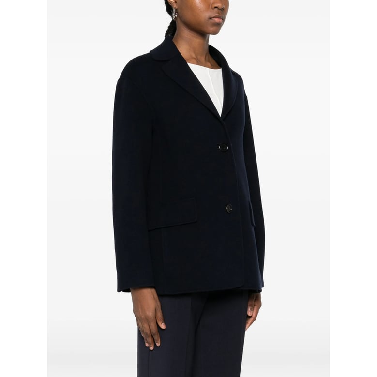 blue jacket with patch pockets by Selfnex