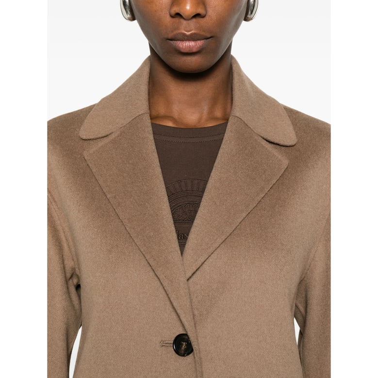 brown front button jacket by Selfnex