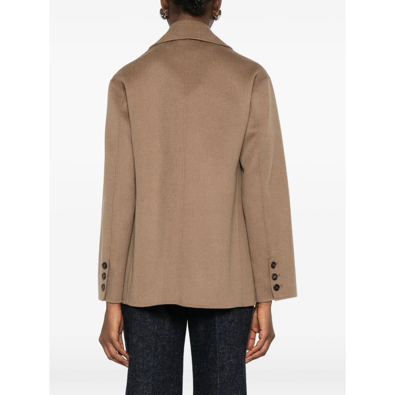 brown front button jacket by Selfnex