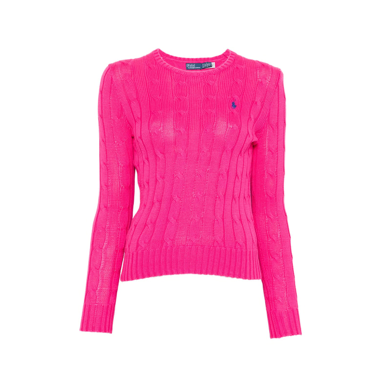 cable knit crew neck sweater by Selfnex