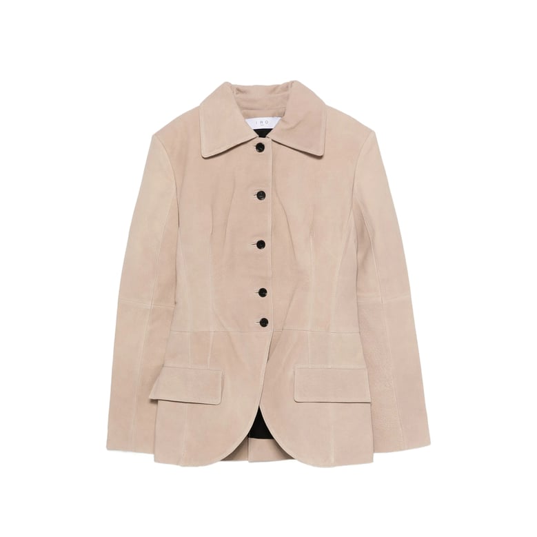 beige button fastening jacket by Selfnex