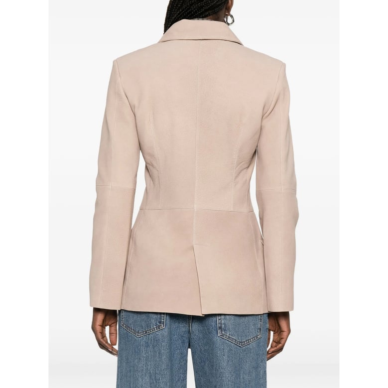 beige button fastening jacket by Selfnex