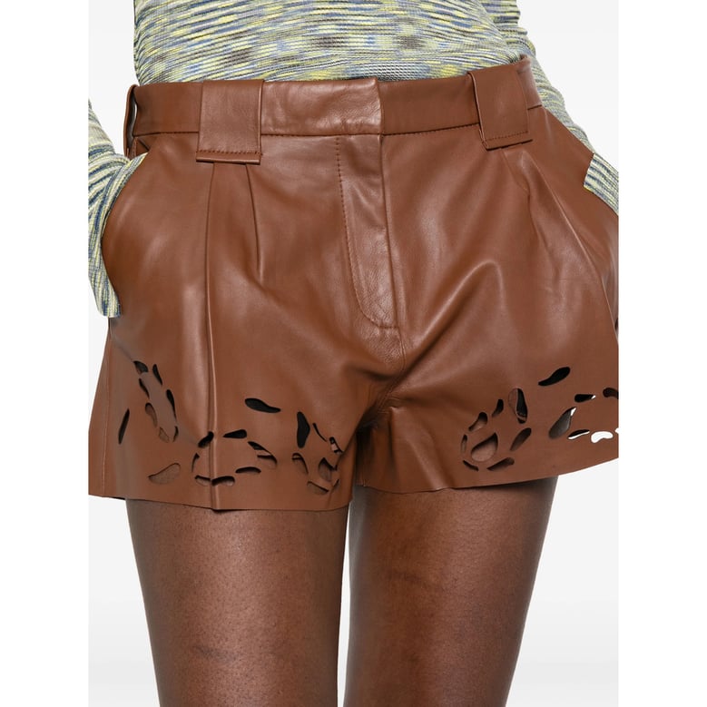 short with cut-out detailing by Selfnex