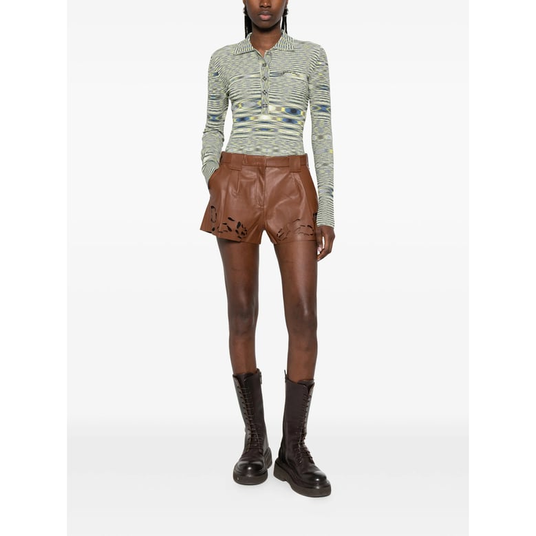 short with cut-out detailing by Selfnex