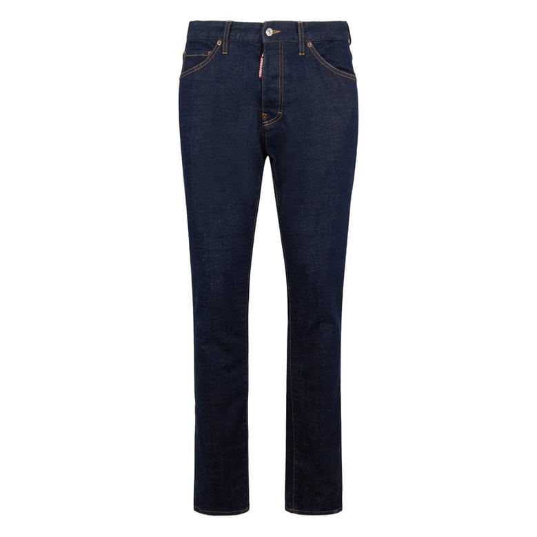 five pocket jeans with button fastening by Selfnex