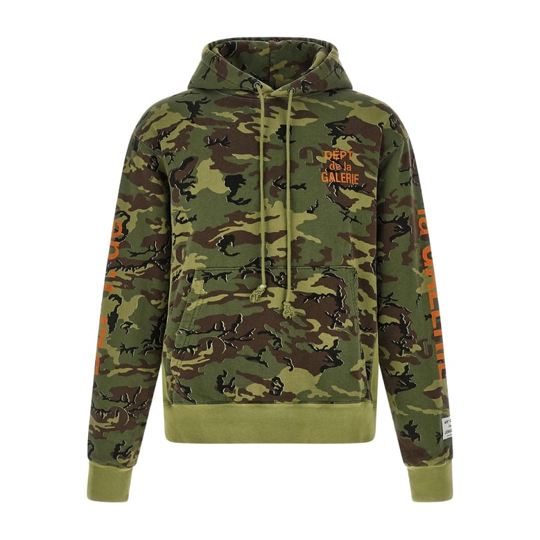 green camouflage print sweatshirt by Selfnex