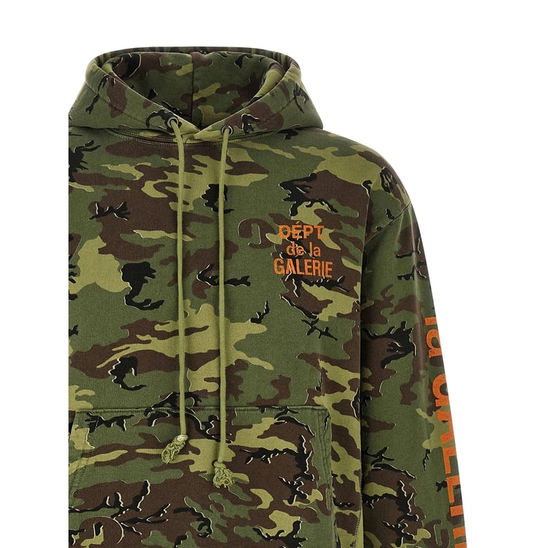 green camouflage print sweatshirt by Selfnex