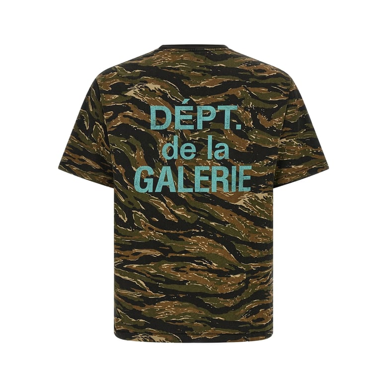 camouflage pattern crew neck t-shirt by Selfnex