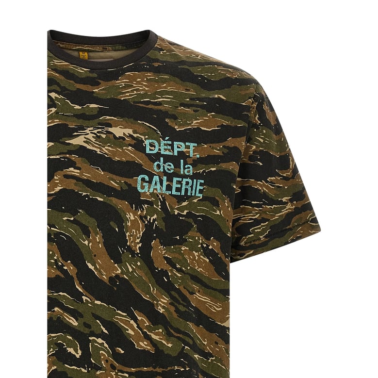camouflage pattern crew neck t-shirt by Selfnex