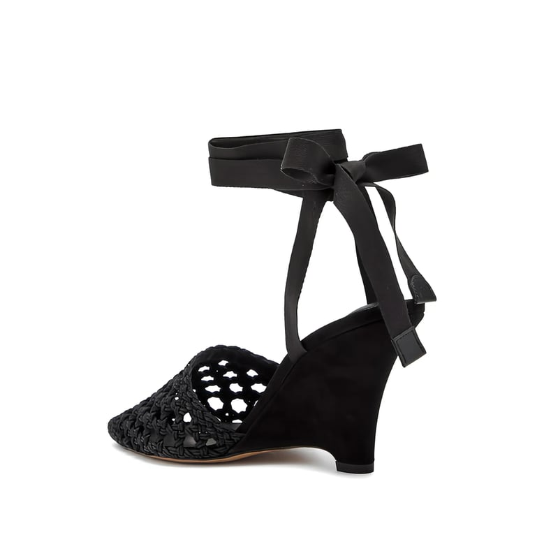 wedge boots black by Selfnex