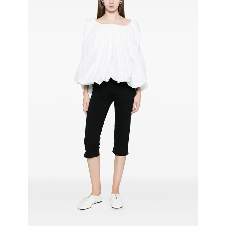 top square neck white by Selfnex