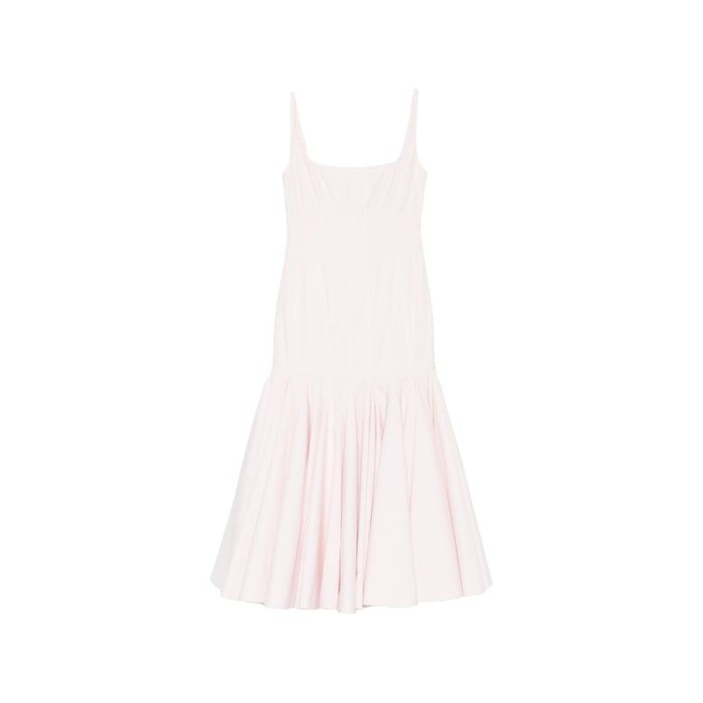dress square-neck pink by Selfnex