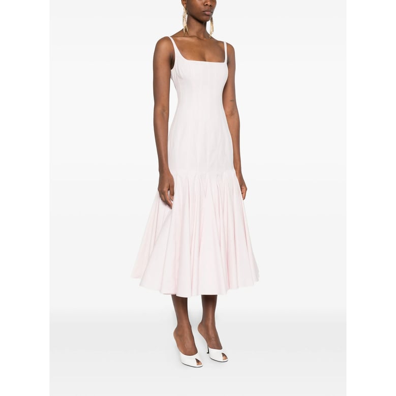 dress square-neck pink by Selfnex