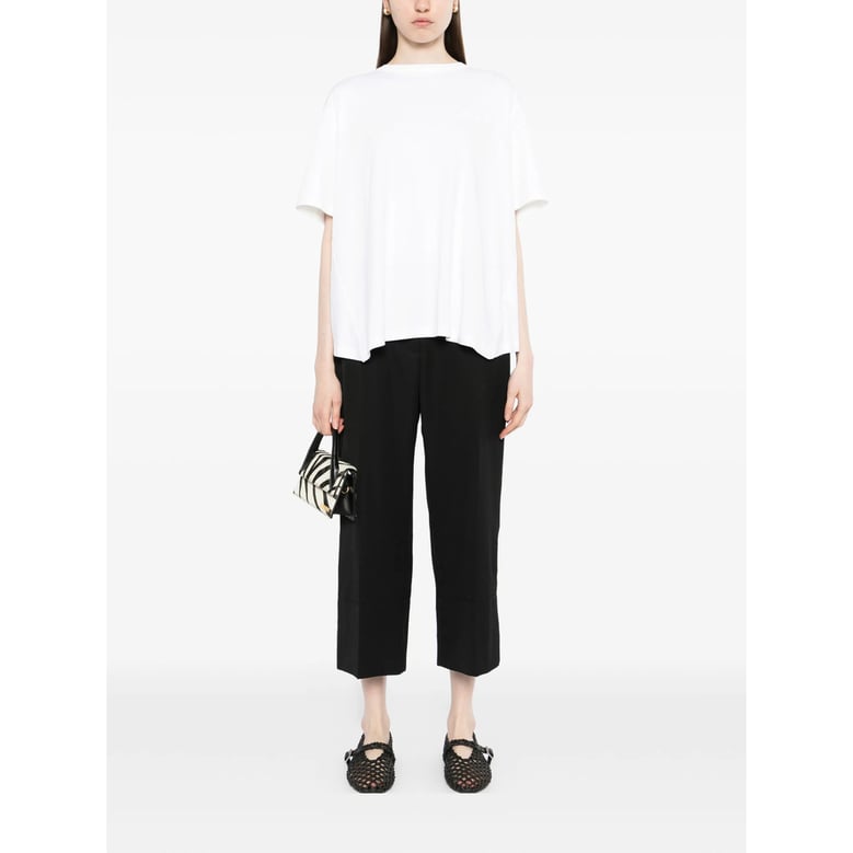 round neck white t-shirt by Selfnex
