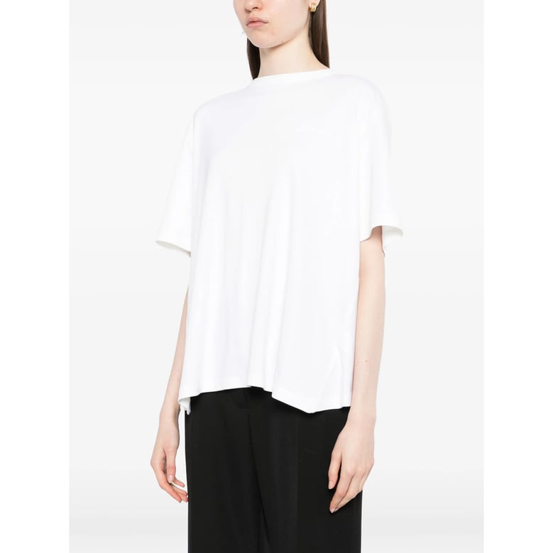 round neck white t-shirt by Selfnex