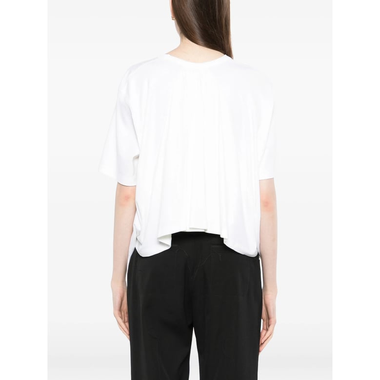 round neck white t-shirt by Selfnex