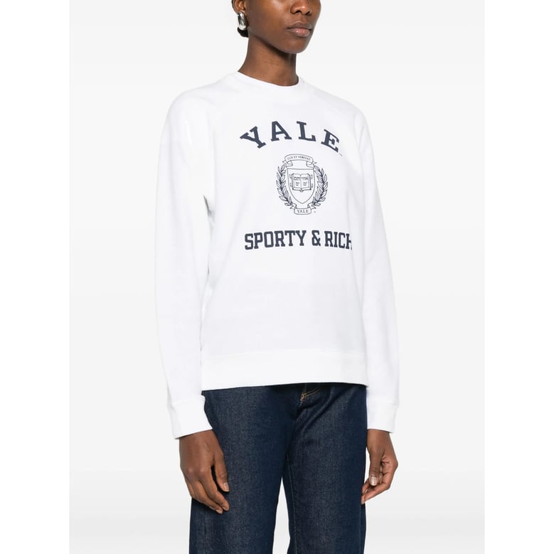 sporty logo graphic sweater by Selfnex