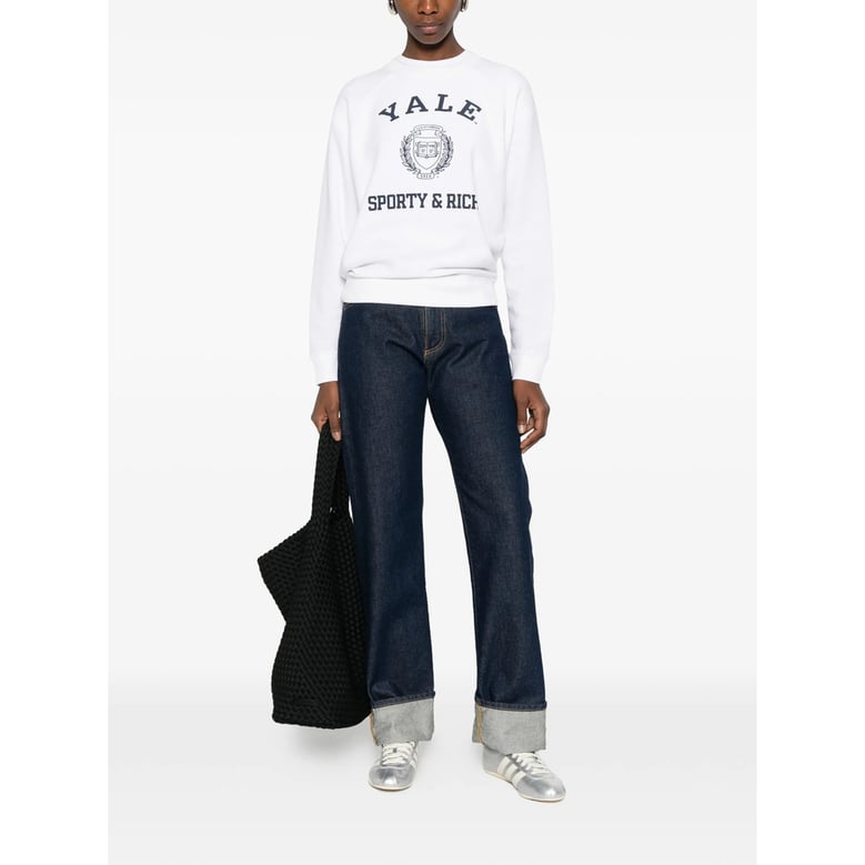 sporty logo graphic sweater by Selfnex
