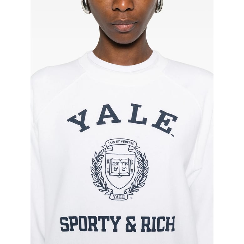 sporty logo graphic sweater by Selfnex