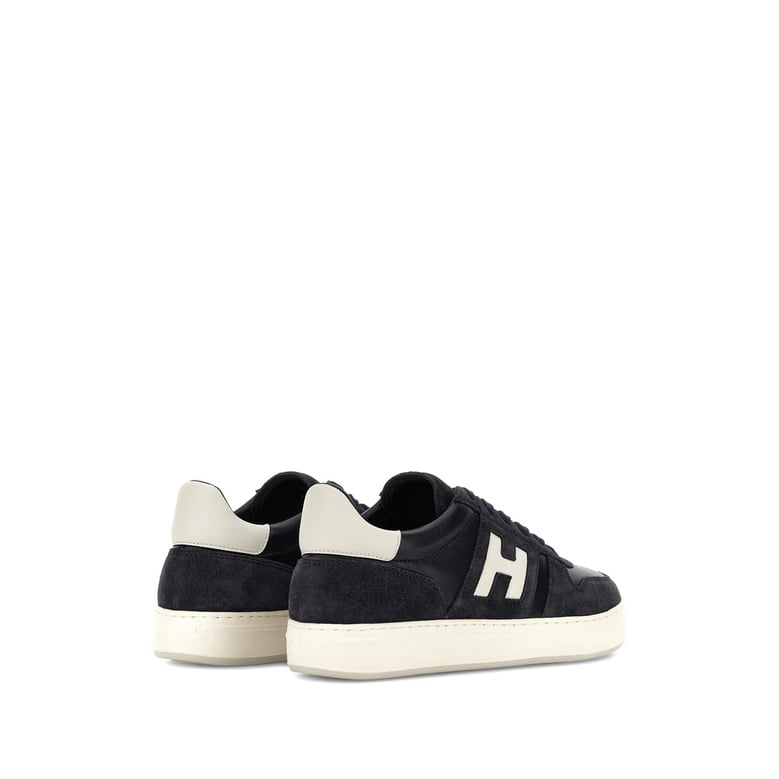 sneaker with leather and suede inserts by Selfnex