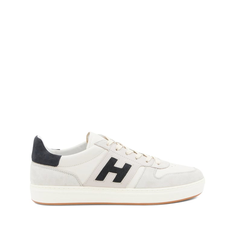 sneaker with suede panels and logo by Selfnex