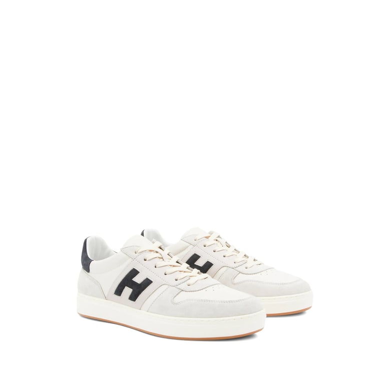 sneaker with suede panels and logo by Selfnex