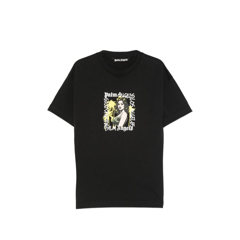 t-shirt black cotton by Selfnex