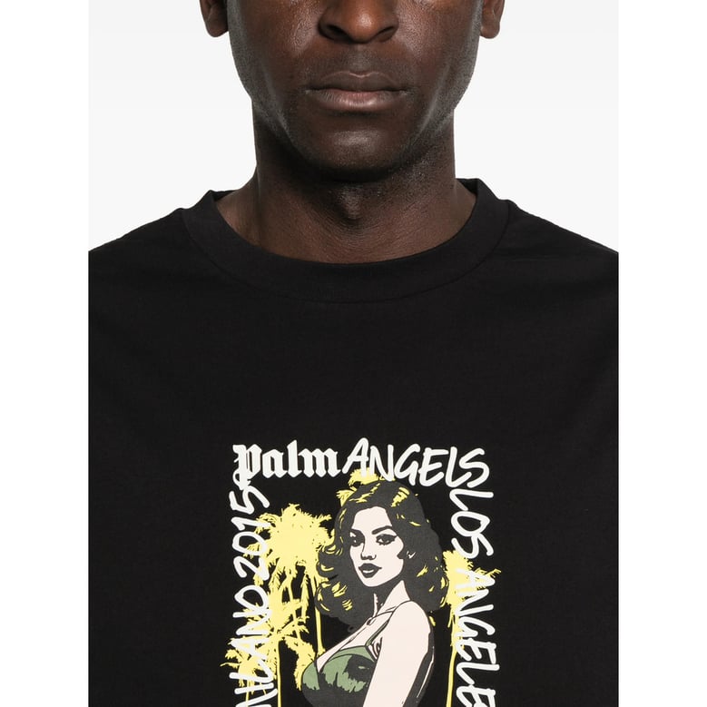t-shirt black cotton by Selfnex