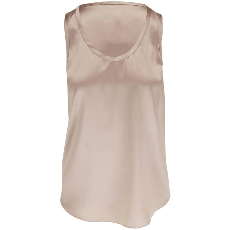 tank top silk pink by Selfnex