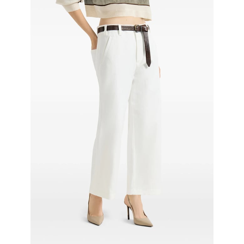 straight trousers with back pockets by Selfnex