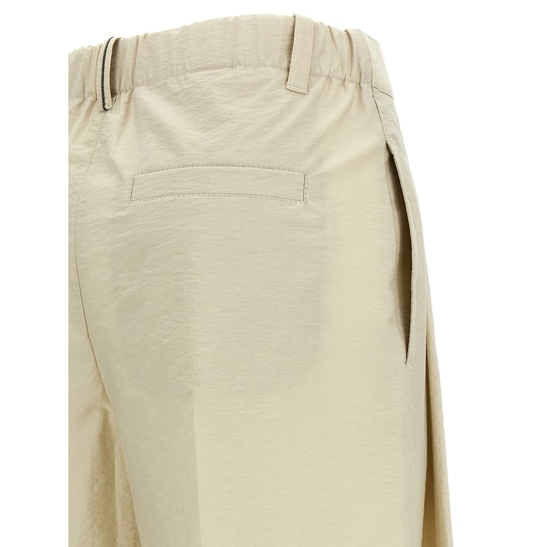 pleated trousers with belt loops by Selfnex