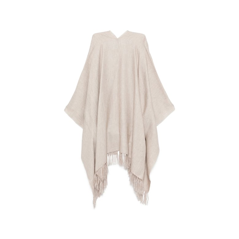 light brown fringed cape by Selfnex