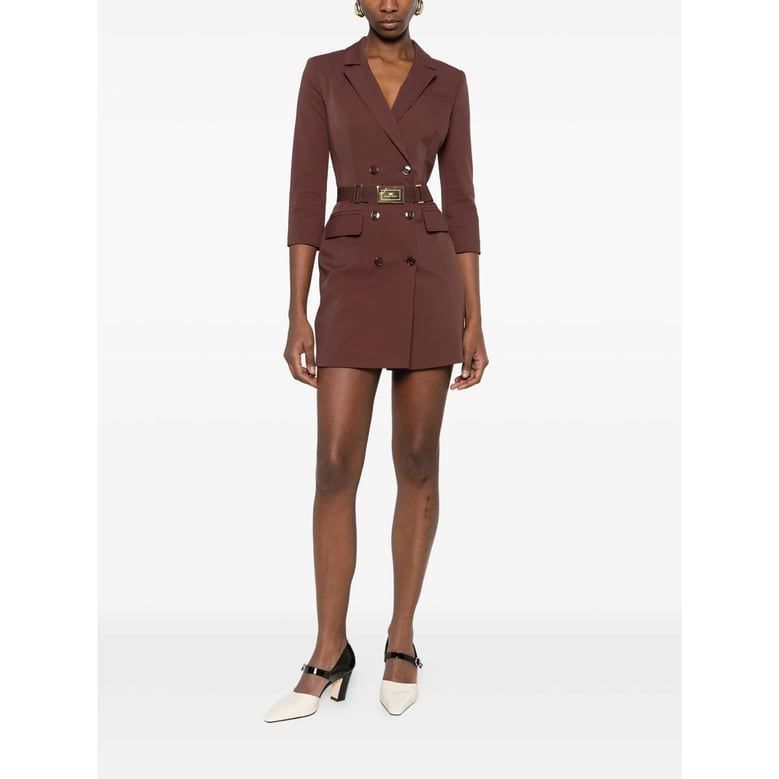 dress elisabetta franchi brown by Selfnex