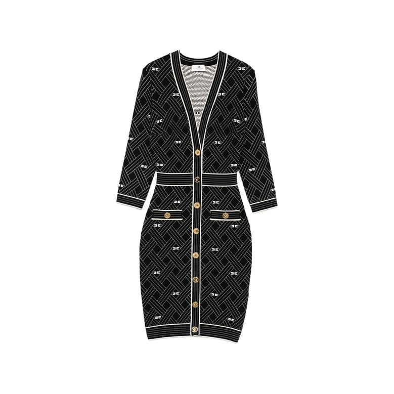 dress with gold-tone buttons by Selfnex